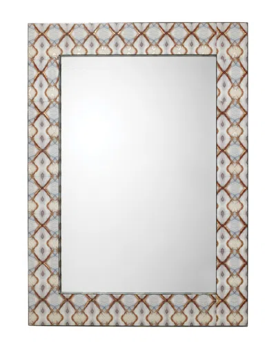 Jamie Young Discontinued  Kaleidoscope Rectangular Mirror In Gray