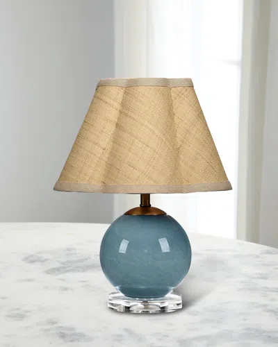 Jamie Young Dottie Table Lamp In Blue