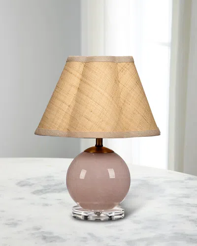 Jamie Young Dottie Table Lamp In Pink