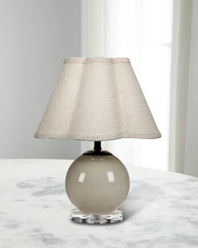 Jamie Young Dottie Table Lamp In Taupe