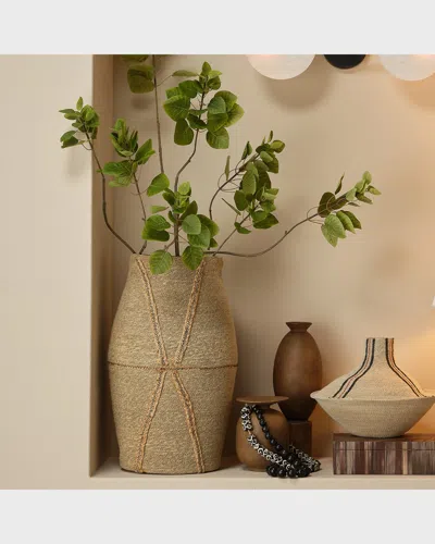 Jamie Young Dragonfly Basket In Brown