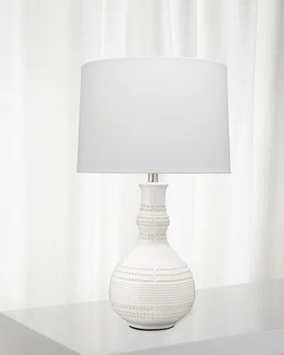 Jamie Young Droplet Table Lamp In White