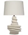 Jamie Young Dune Ceramic Table Lamp With Linen Shade In Neutral