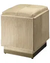 Jamie Young Easton Hide Ottoman
