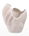 Jamie Young Eclipse Vase In White