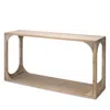 Jamie Young Everett Openwork Console Table In Brown