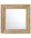 Jamie Young Evergreen Square Mirror In Brown