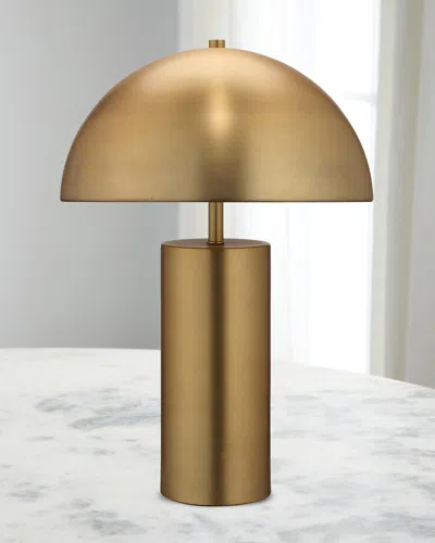 Jamie Young Felix 2-light Table Lamp, 22" In Burgundy