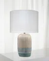 Jamie Young Flagstaff Table Lamp In Natural And Slate