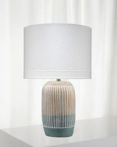 Jamie Young Flagstaff Table Lamp In Natural And Slate