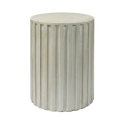 Jamie Young Fluted Column Side Table