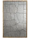 Jamie Young Fractured Hammered Iron Rectangle Wall Mirror