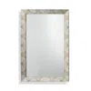 Jamie Young Fragment Rectangle Mirror In Beige
