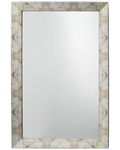 Jamie Young Fragment Rectangle Mirror In Beige