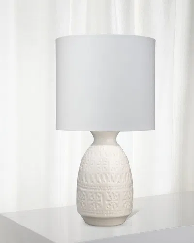 Jamie Young Frieze Table Lamp In Neutral