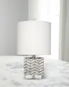 Jamie Young Garbo Table Lamp In Grey