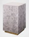 Jamie Young Garland Floral Accent Table In Gray