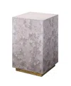 Jamie Young Garland Side Table In Gray
