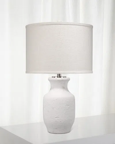 Jamie Young Gilbert Table Lamp In Textured Matte White