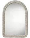 Jamie Young Grain Woven Corngrass Arch Wall Mirror