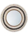 Jamie Young Grove Braided Mirror In Grey