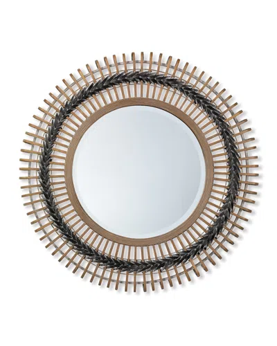 Jamie Young Grove Braided Mirror In Grey