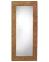 Jamie Young Harbor Floor Mirror In Brown