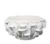 Jamie Young Helios Ceramic Decorative Bowl In White