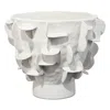 Jamie Young Helios Ceramic Decorative Vase In White