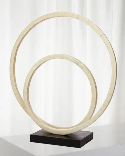 JAMIE YOUNG HELIX DOUBLE RING SCULPTURE