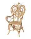 Jamie Young Hibiscus Rattan Arm Chair