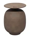 Jamie Young Highland Decorative Ceramic Vase In Brown