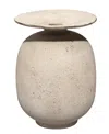 Jamie Young Highland Decorative Ceramic Vase In Neutral