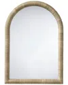 Jamie Young Hilltop Seagrass Arch Wall Mirror