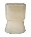 Jamie Young Huntington Garden Glass Stool In Neutral