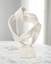 Jamie Young Intertwined Object On Stand In Off White