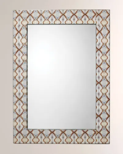 Jamie Young Kaleidoscope Rectangle Mirror In Brown