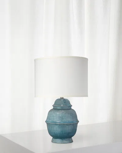 Jamie Young Kaya Table Lamp In Blue