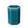 Jamie Young Large Porto Side Table In Azure Ceramic