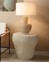 Jamie Young Large Uni Side Table In Neutral