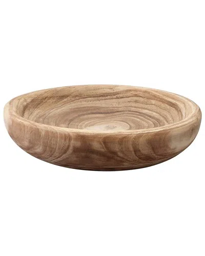 JAMIE YOUNG JAMIE YOUNG LAUREL WOODEN DECORATIVE BOWL, SMALL