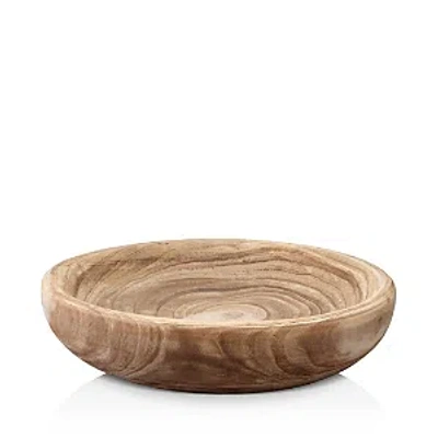 JAMIE YOUNG LAUREL WOODEN DECORATIVE BOWL, SMALL,7LAUR-SMWD