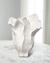 Jamie Young Lilly Porcelain Decorative Vase In White
