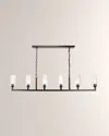 Jamie Young Linear 8-light Chandelier In Oil Rubbed Bronze
