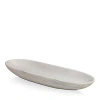 Jamie Young Long Oval Marble Bowl In White