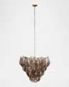 Jamie Young Magnolia 10-light Quartz Glass Chandelier, 30"