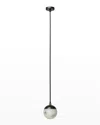 Jamie Young Metro Dome Shade Pendant In Black