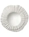 Jamie Young Millstone Resin Round Wall Mirror