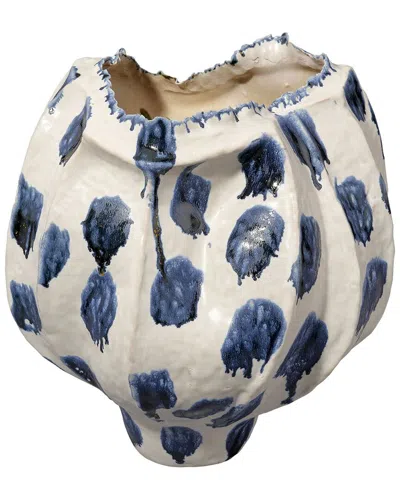 JAMIE YOUNG JAMIE YOUNG MONET WIDE CERAMIC DECORATIVE VASE