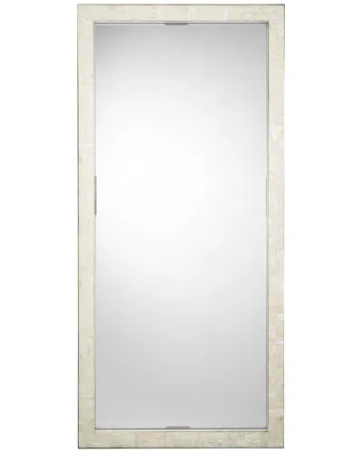 JAMIE YOUNG JAMIE YOUNG MONROE MOTHER-OF-PEARL RECTANGLE FLOOR MIRROR